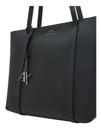 Sylvie Shopper Tote Bag in Black