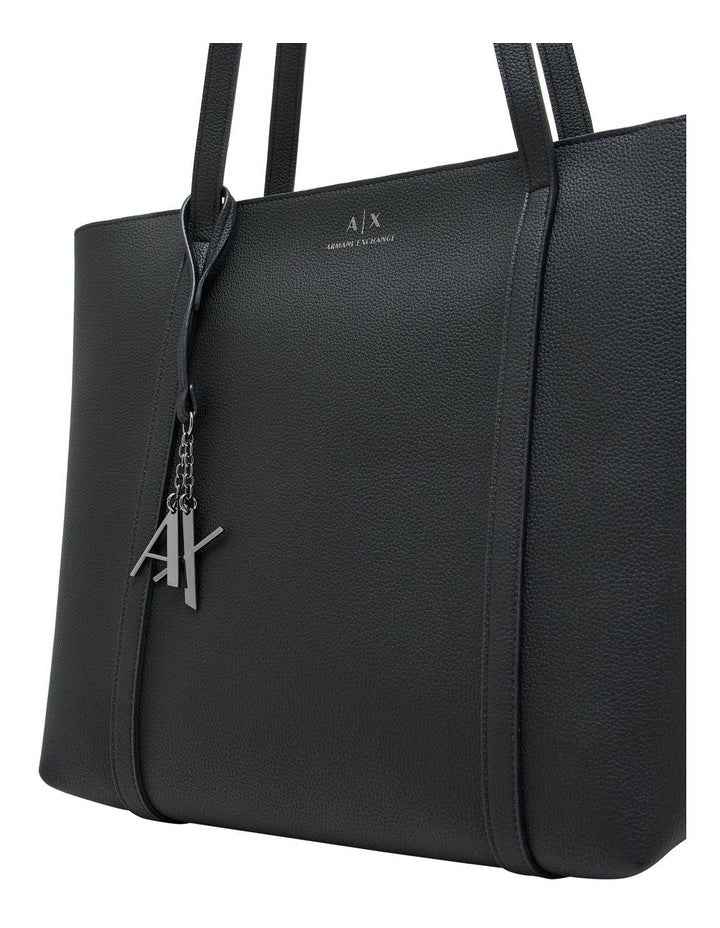 Sylvie Shopper Tote Bag in Black