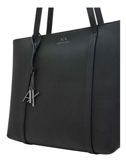 Sylvie Shopper Tote Bag in Black