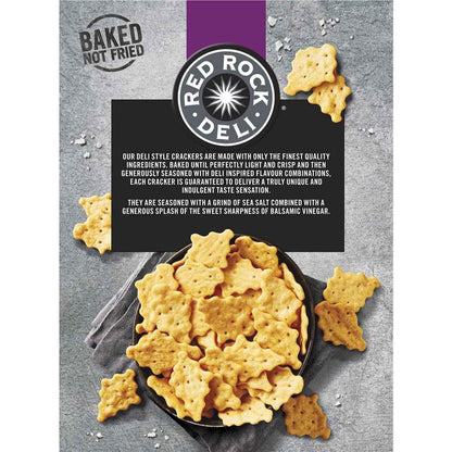 Red Rock Deli Deli Style Crackers Sea Salt & Balsamic Vinegar 135g