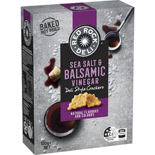 Red Rock Deli Style Crackers Sea Salt & Balsamic Vinegar 135g