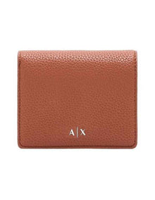 Mini Leather Wallet with Snap Closure