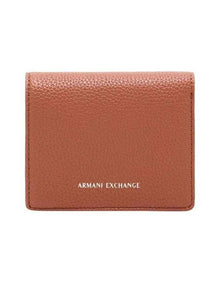 Mini Leather Wallet with Snap Closure