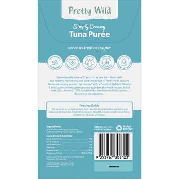 Pretty Wild Creamy Tuna Puree Cat Treats 15g x 4 pack