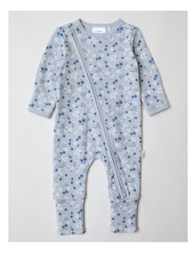 Essential Ditsy Floral Coverall in Blue