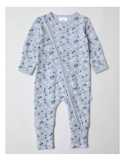 Essential Ditsy Floral Coverall in Blue