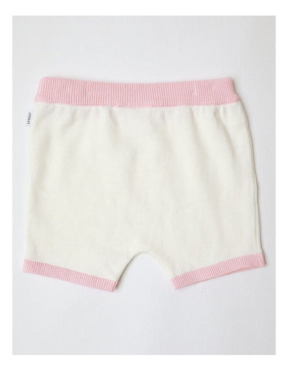 Essential Knit Shorts in Cream