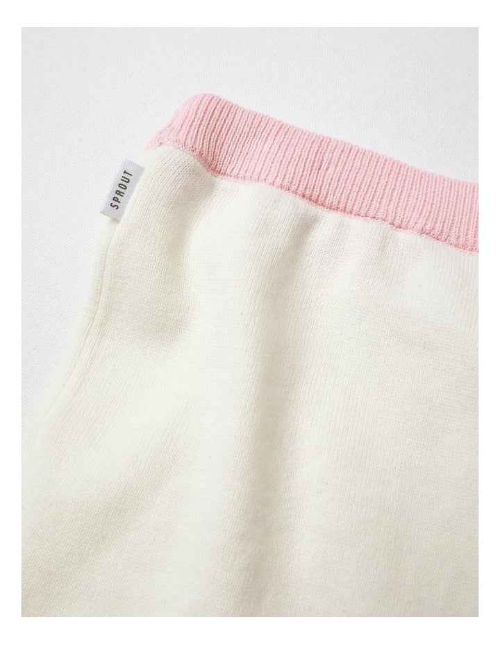 Essential Knit Shorts in Cream