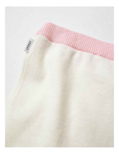 Essential Knit Shorts in Cream