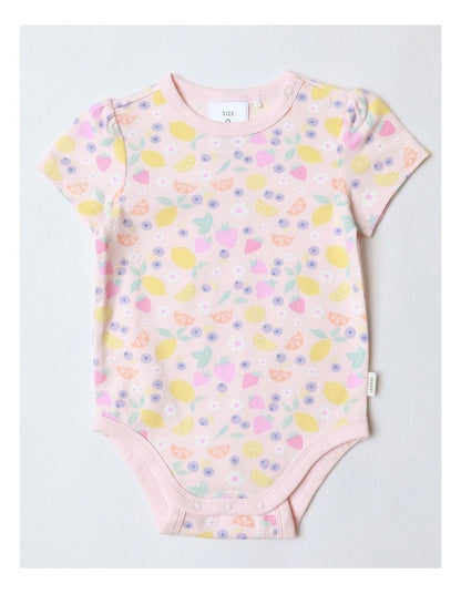 Essential Fruit Bodysuit in Blush