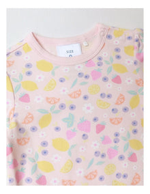 Essential Fruit Bodysuit in Blush