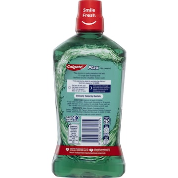 Colgate Mouthwash Freshmint Alcohol Free - Plax 1L