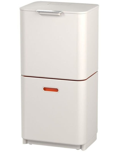 Totem Max Waste Seperation Bin Stone 60L in Grey