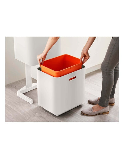 Totem Max Waste Seperation Bin Stone 60L in Grey