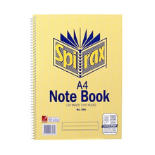 Spirax A4 Notebook 120 Pages each
