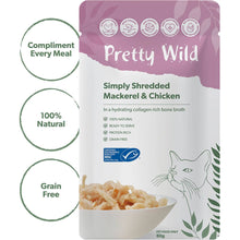 Pretty Wild Cat Food Chicken Mackerel Shredded 80g