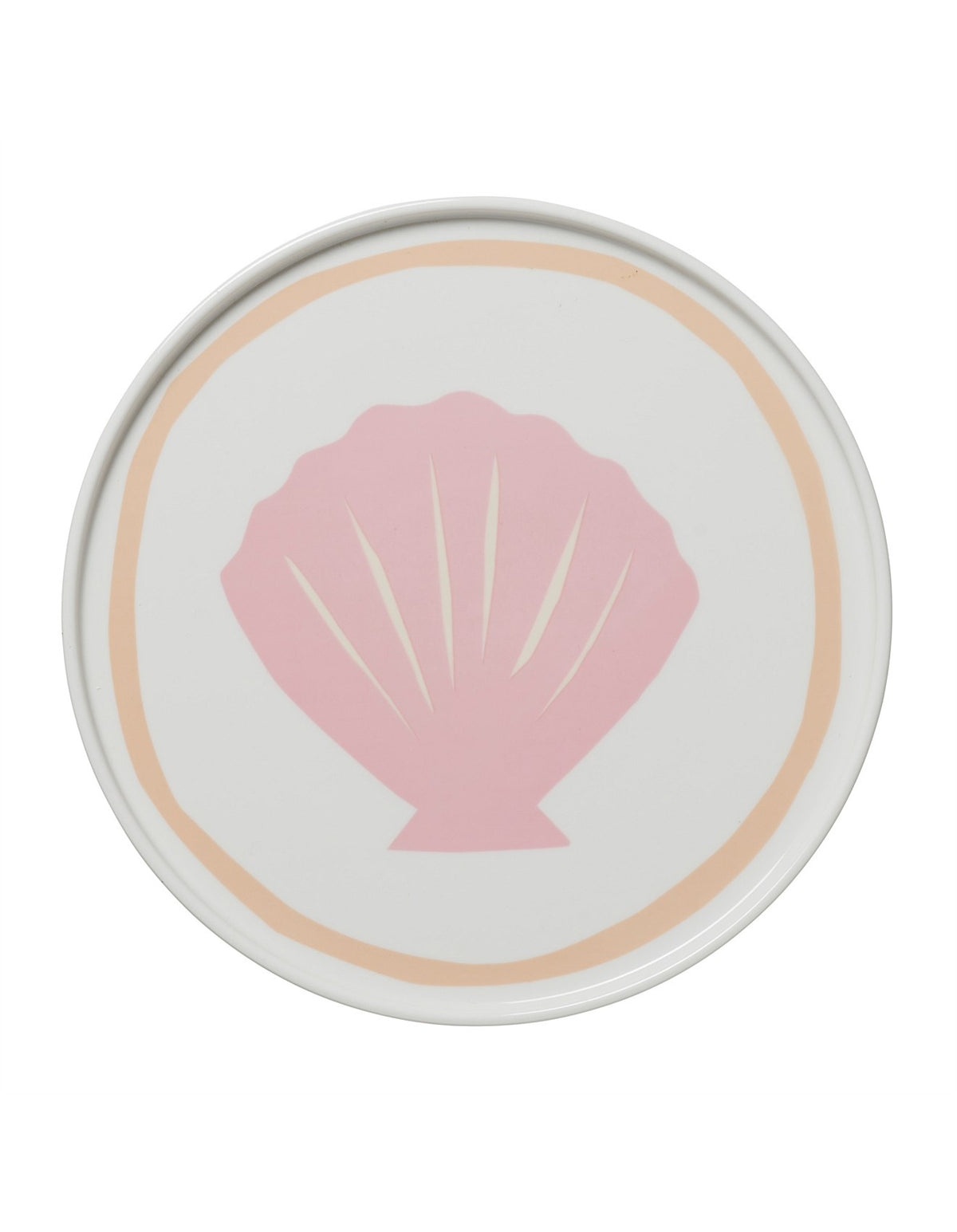 Shell Pink Plate 25cm by Daimon Downey