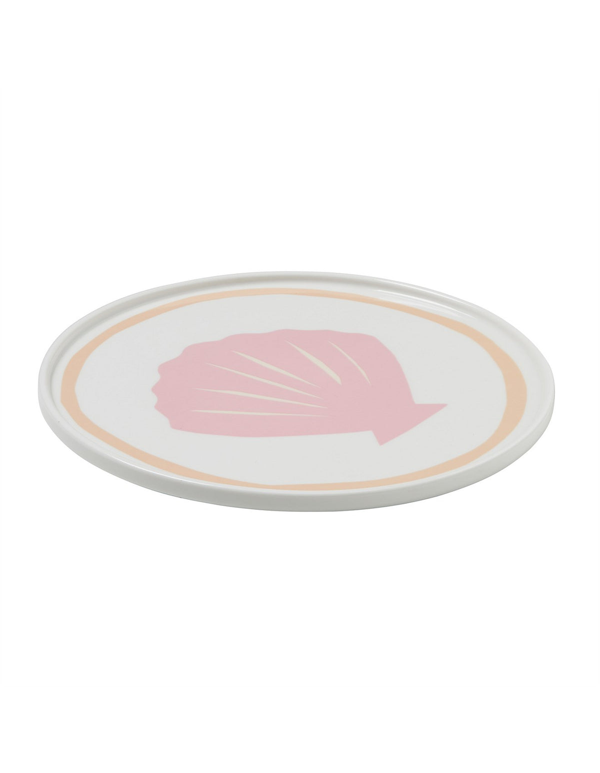Shell Pink Plate 25cm by Daimon Downey