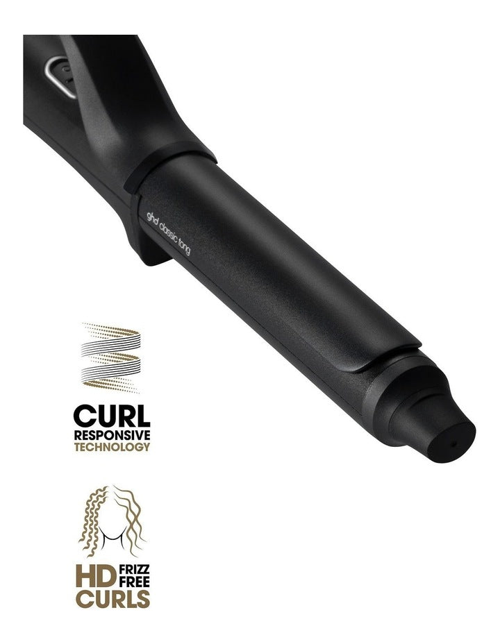 Chronos curve classic curling tong in black