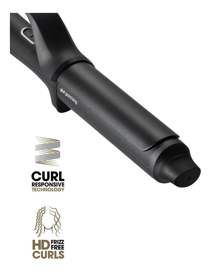 Chronos curve grand curling tong in black