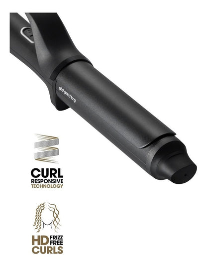 Chronos curve grand curling tong in black