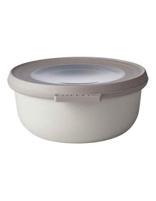 Cirqula Round Storage Bowl 350ml in Nordic White