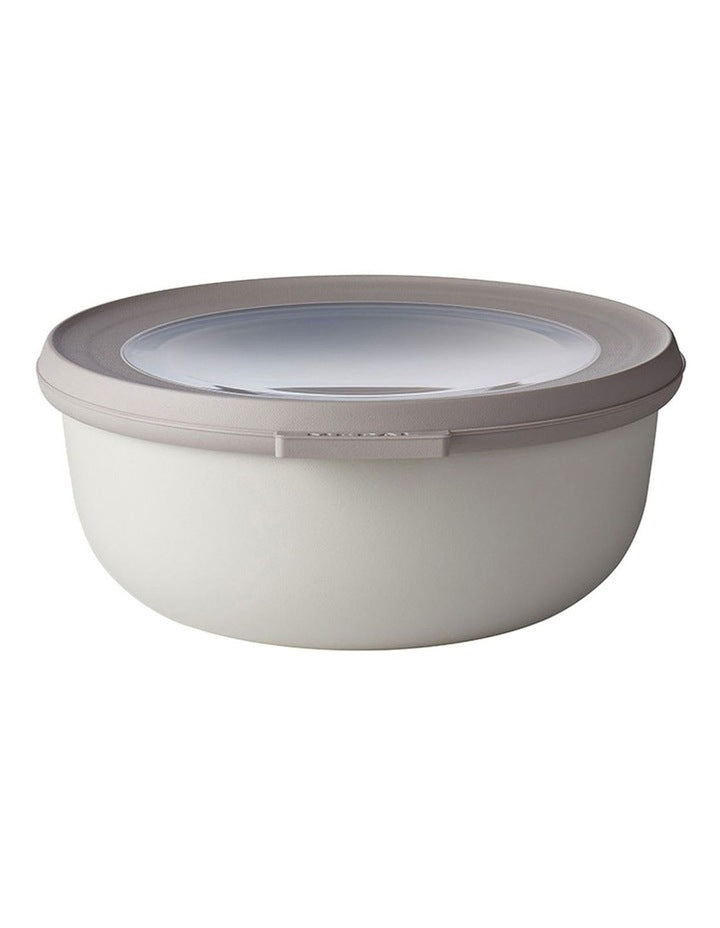 Cirqula Round Storage Bowl 750ml in Nordic White