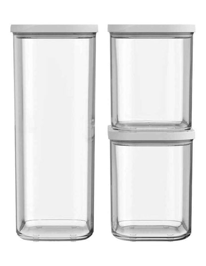 Modula Container Set 3 Piece in White