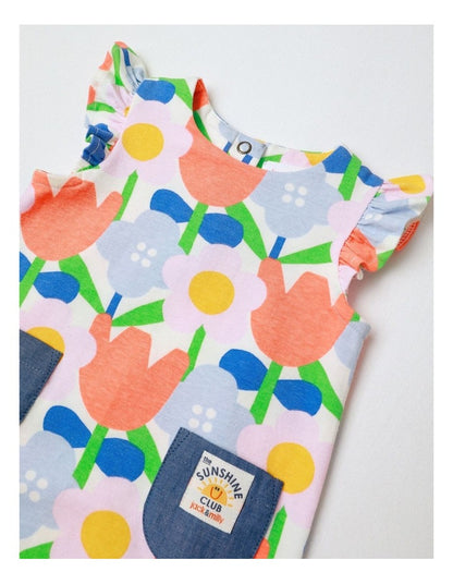 Marlow Knit Romper in Multi
