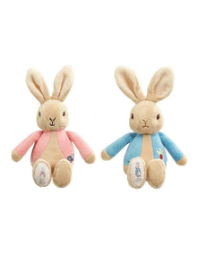 Peter Rabbit And Flopsy Bunny Bean Rattle Plush Toy