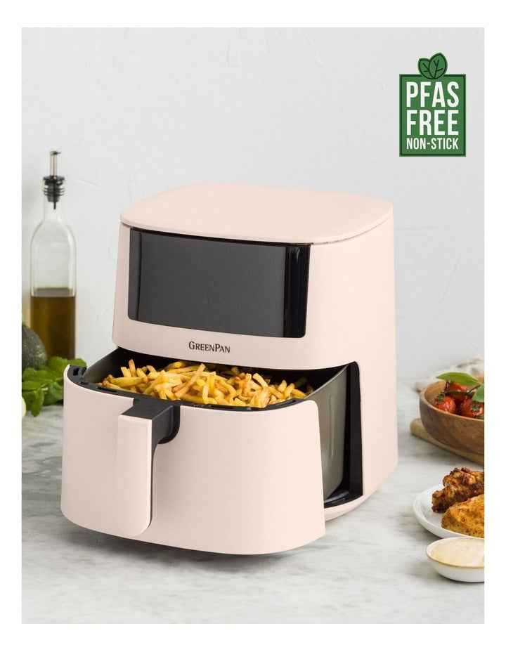 Bistro Air Fryer 1 basket 7.2L in Peach PFAS-free ceramic non-stick