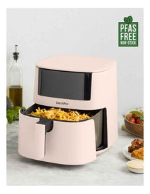 Bistro Air Fryer 1 basket 7.2L in Peach PFAS-free ceramic non-stick