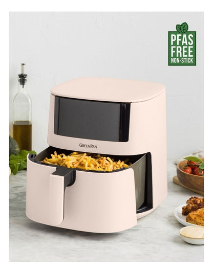 Bistro Air Fryer 1 basket 7.2L in Peach PFAS-free ceramic non-stick