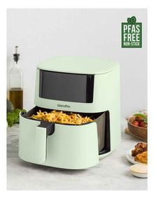 Bistro Airfryer 1 basket 7.2L in Mint Green PFAS-free ceramic non-stick