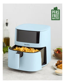 Bistro Airfryer 1 basket 7.2L in Light Blue PFAS-free ceramic non-stick