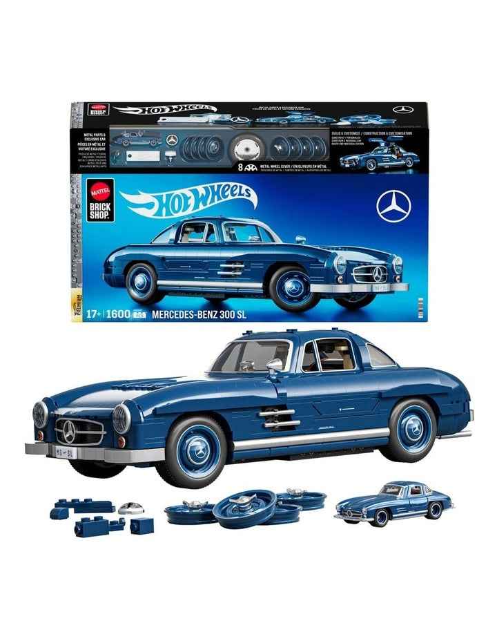 Hot Wheels Mercedes-Benz 300 SL Building Toy Kit