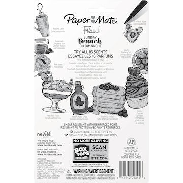 Paper Mate Flair Scented Pens 12 pack