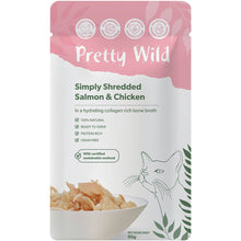 Pretty Wild Cat Food Chicken Salmon Shredded 80g