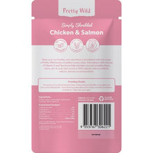 Pretty Wild Chicken Salmon Shredded Wet Cat Food 80g