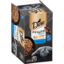 Dine Pulled Menu Adult Wet Cat Food Gravy Indulgence with Tuna 85g x 7 pack