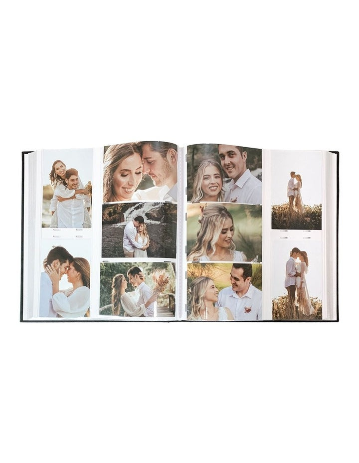 Home Linen Photo Album 500 Photo Capacity in Black