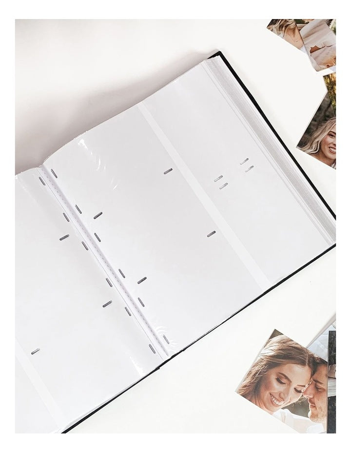 Home Linen Photo Album 500 Photo Capacity in Black