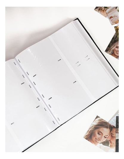 Home Linen Photo Album 500 Photo Capacity in Black
