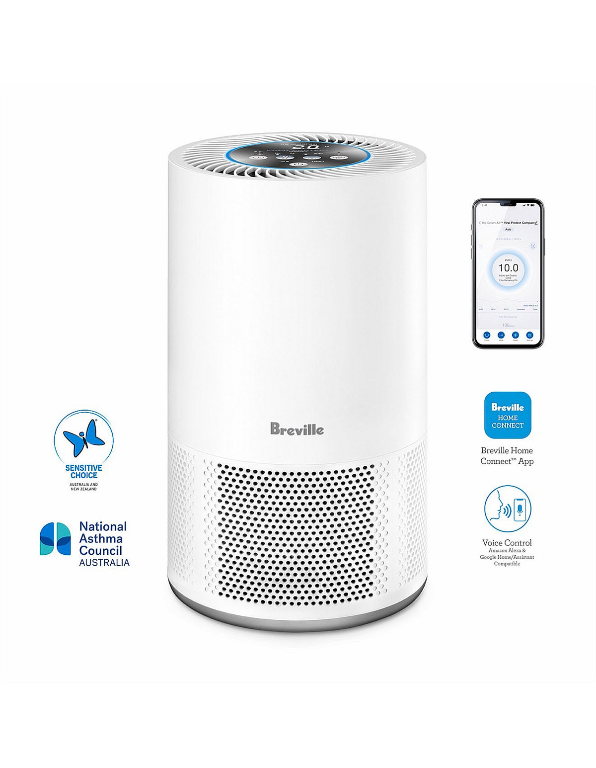 LAP208WHT the Smart Air Viral Protect Compact