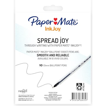 Paper Mate Ink Joy Ballpoint Pens Black 10 pack