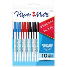 Paper Mate Kilometrico Ballpoint Pens Assorted Colours 10 pack