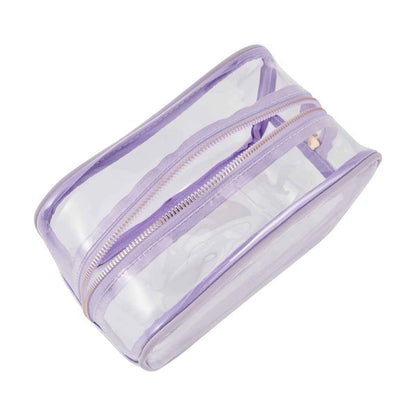 OXX Cosmetics 2 Piece Makeup Bag Set - Purple