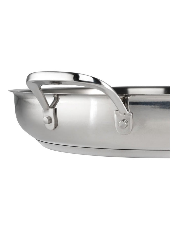 Stainless Steel Sautepan with Lid & 2 Side Handles 32cm/4.7L