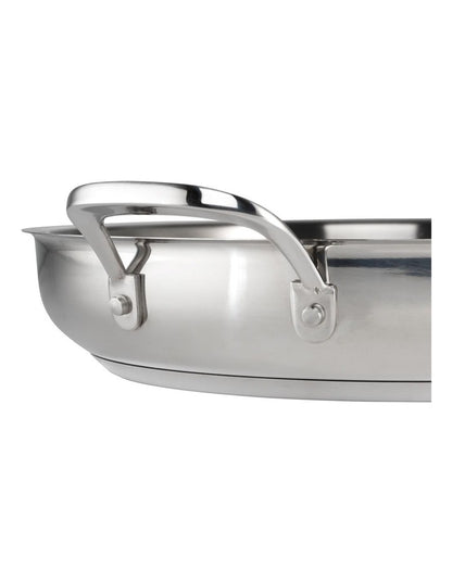 Stainless Steel Sautepan with Lid & 2 Side Handles 32cm/4.7L