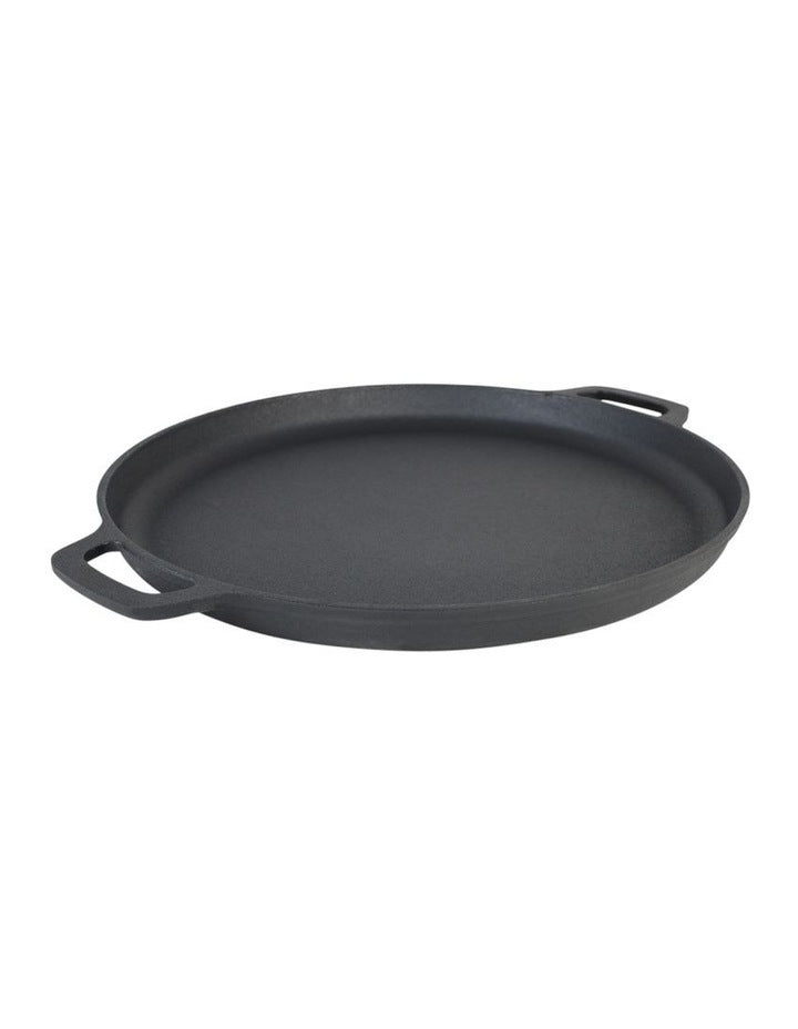 Pre Seasoned 35cm Pizza Pan Black